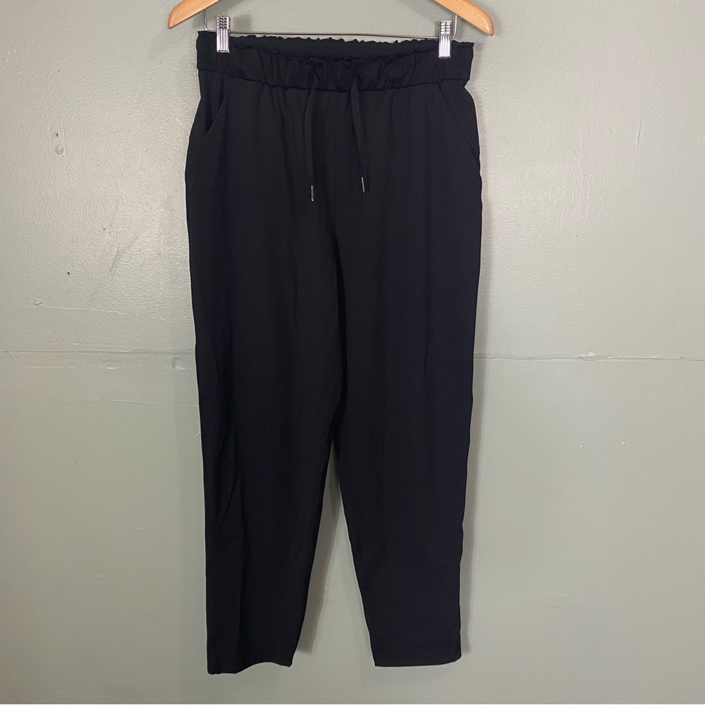 Lululemon Keep Moving Pant Pull On Stretch Black Size 8‎